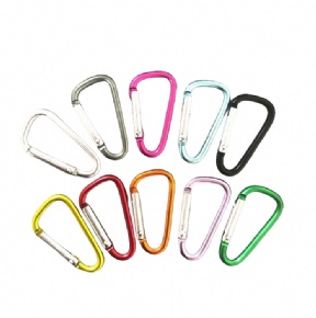 D-type Aluminum Alloy Mountaineering Buckle, Mountaineering Buckle, Water Bottle Charging Treasure Hook