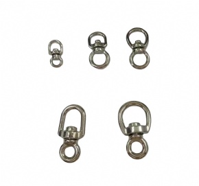 Zinc Alloy Swivel Rings, 8 Rings, Square Rings