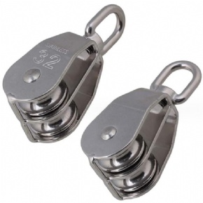 304/316 Stainless Steel Double Wheel Pulley