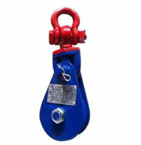 Us Type H419 Light Type Champion Snatch Block Pulley with Shackle